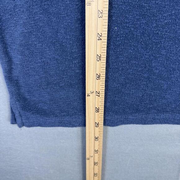 Marine Layer Terry Cloth Polo Shirt Mens Large Navy Striped Short Sleeve - Picture 6 of 6